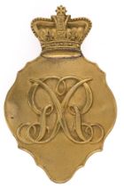 Badge. Waterloo pattern George III Infantry Officer's shako plate circa 1812-16 Fine scarce die-