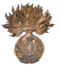 Indian Army. 1st Bombay European Fusiliers Victorian Officer's Albert shako plate badge circa 1844-