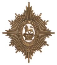 Cavalry Victorian Foreign Service helmet plate badge circa 1881-1901. Good scarce die-stamped