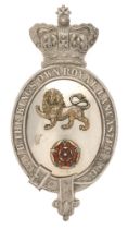 1st VB King's Own Royal Lancaster Regt. Victorian Officer's pouch belt plate badge circa 1883-