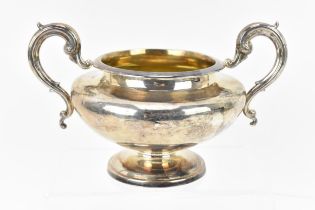 A William IV silver sugar bowl by Charles Shipway, London 1835, of circular form with gilt interior,
