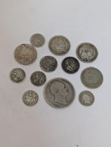 United Kingdom - mixed George III and later silver coinage to include a pair of 1817 shillings, 1819