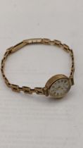 A Rotary 9ct gold ladies wristwatch, 13.1g Location: