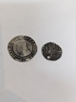 Kingdom of England - Elizabeth I (1558 - 1603) six pence dated 1583 having quartered shield of