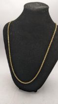 A 9ct gold necklace 23.4g Location: