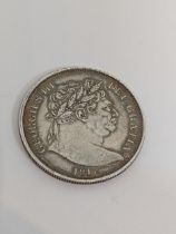 United Kingdom - George III (1760-1820), half crown, dated 1817, 'Bullhead', laureate portrait of