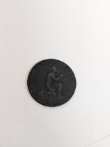 Token - Middlesex - anti-slavery - a late 18th century copper token depicting likely an African