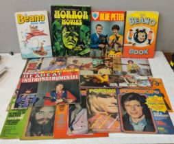 A quantity of 1970's and 1980's music magazines to include Beat Instrumental, Disco 45 Popswop and