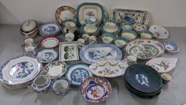 A mixed lot of china to include Aynsley, Dresden and others Location:
