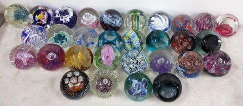 A selection of paperweights to include Caithness and others, some limited edition (30) Location: