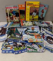 A large quantity of Queens Park Rangers football programmes from 1922-2008, also including Charles
