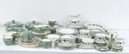 A mixed lot to include Jasperware together with a Lord Nelsons pottery part dinner service along