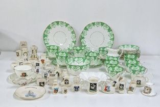 Mixed ceramics to include a Royal Albert tea service together with Goss crested china Location:
