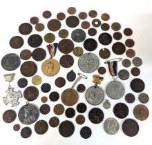 Mixed coins - Victorian and later mostly British examples to include 1844 half farthings, 1853