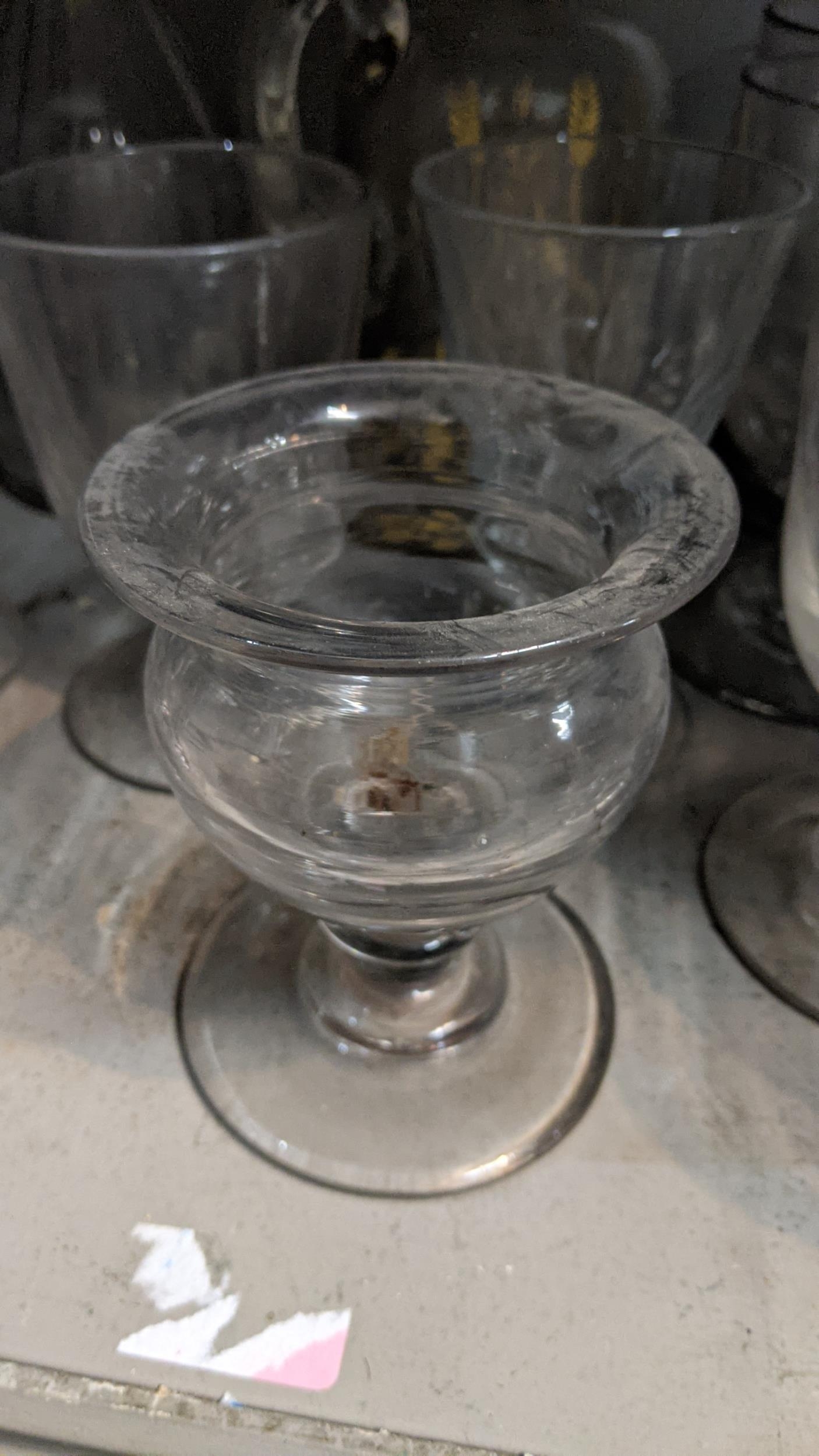 Glassware to include two decanters including a Georgian example together with 19th century and later - Image 4 of 4