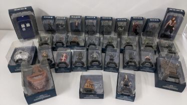 Doctor Who - A collection of 30 boxed Eaglemoss figures to include Tenth and Eleventh Doctors, Ice