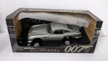 An Auto art James Bond collection 007 Goldfinger boxed Aston Martin model Location: