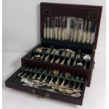 A Butler of Sheffield Heirloom collection canteen of silver plated cutlery Location: