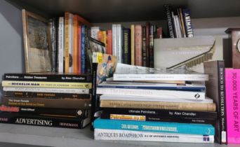 A collection of art and antique related reference books, comprising Irish Georgian Society book by