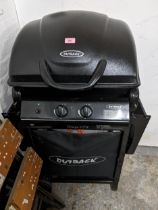 An Outback Omega GTX barbecue with cover Location: