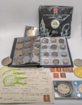 British coins - a mixed collection to include early 20th century florins, shillings, pennies and