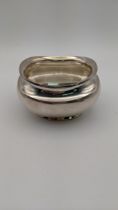 A white metal sugar bowl stamped 800, 151.6g Location: