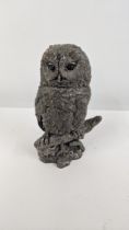 A Country Artists owl sculpture having silver hallmarks Location: