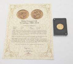 United Kingdom - Edward VII (1901-1910) Sovereign dated 1907, Melbourne Mint, very fine in 'delux'