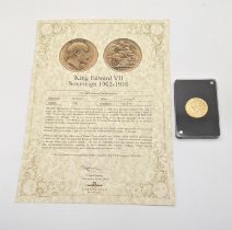United Kingdom - Edward VII (1901-1910) Sovereign dated 1904, Melbourne Mint, very fine in 'delux'