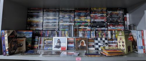 A collection of various DVDs box sets, and CDs to include Midsomer Murders, Dad's Army,
