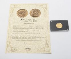 United Kingdom - Edward VII (1901-1910) Sovereign dated 1907, London Mint, very fine in 'delux'
