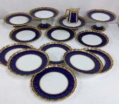 An Edwardian Copeland Spode part dessert service, retailed by T. Goode and Co Location: