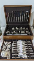 A Harrods Ltd, London silver plated canteen of cutlery, Location:
