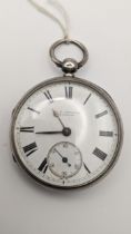 A Victorian J.W.Benson silver open faced watch, the case hallmarked London 1880 Location:
