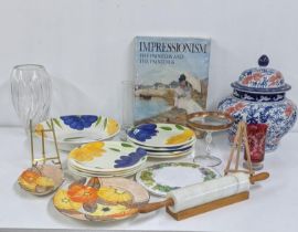 A mixed lot to include a 20th century Chinese ginger jar, mixed ceramics and glassware, Location: