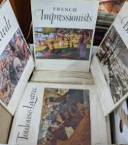 A collection of approximately forty-five Express Art Books to include Picasso, Stanley Spencer and