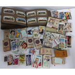 A collection of cigarette cards to include an album containing mainly complete sets to include
