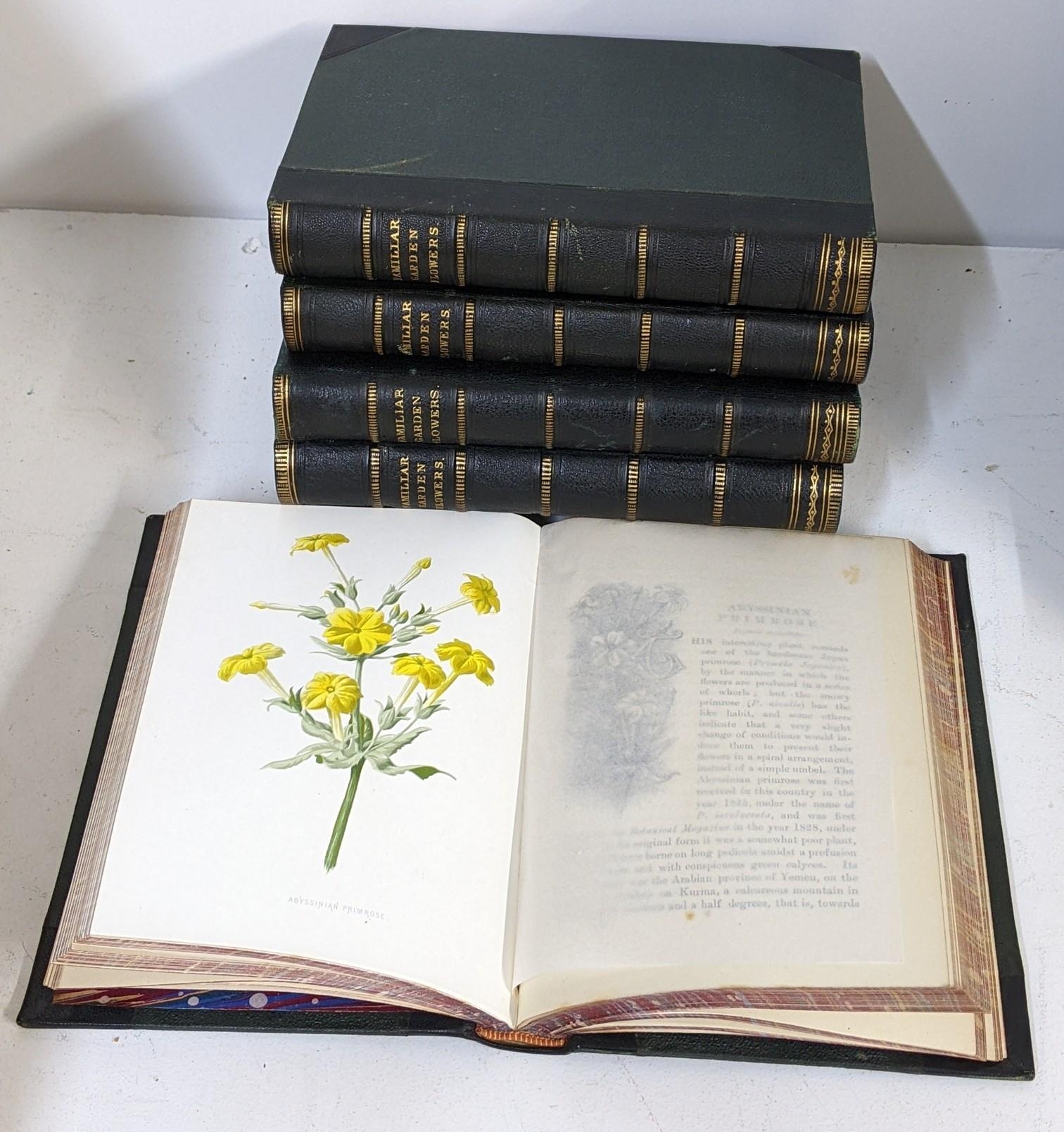 Books - five volumes of Familiar Garden Flowers with coloured plates Location: - Image 4 of 6
