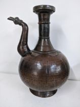 An 18th/19th century Middle Eastern bronze alloy ewer Location: