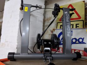 A Pedal Pro Cycle trainer Location: