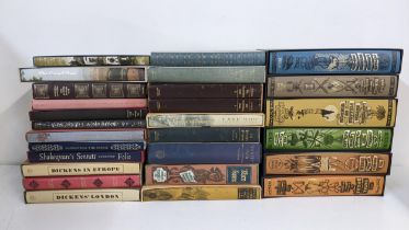 A collection of folio society books to include 'The Source of the Nile' by Richard Burton, 'The