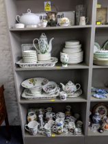 China and ceramics to include Portmerion Botanic Garden service along with other assorted items