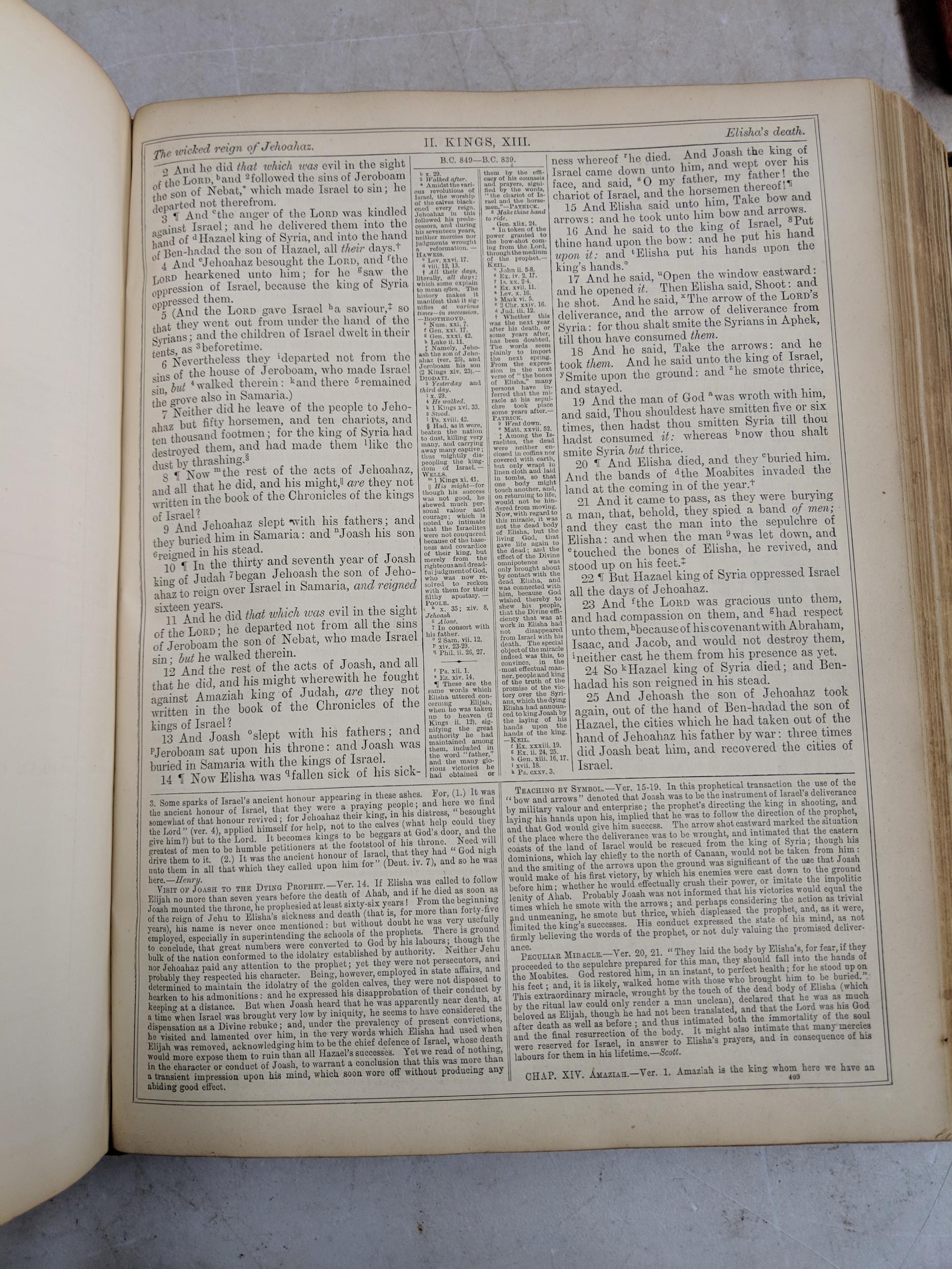 A Victorian bible with illustrations, together with Carry On magazines, and a Watford FC book - Image 6 of 11
