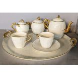 A late 19th/early 20th century Limoges Cabaret set Location: 8:2