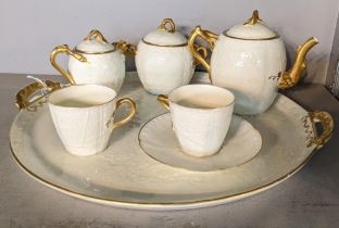 A late 19th/early 20th century Limoges Cabaret set Location: 8:2