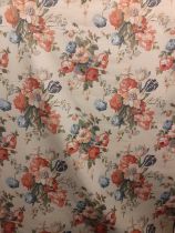 Liberty-A bolt of Hintlesham pattern fabric, approx 20m, pattern repeat 55cm, having a c ream ground