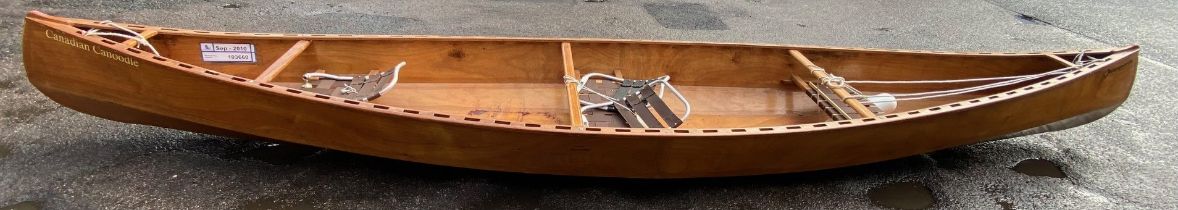 An Otter sports 16 foot canoe with oars, a Minn Kota engine and accessories Location: