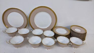 A Royal Worcester Ambassador pattern part tea service Location: 9.5