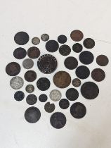 Mixed Coins of Interest - to include, George III and later halfpennies and farthing, 1806