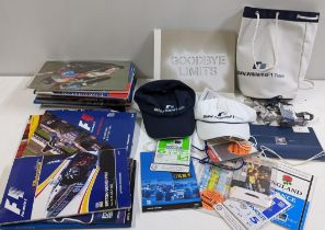 Formula 1 related items to include programmes, Williams caps, book and tickets Location: